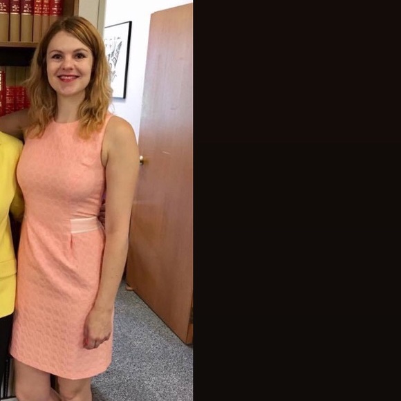 Peachy mod-style Marks & Spencer dress - Picture 7 of 7